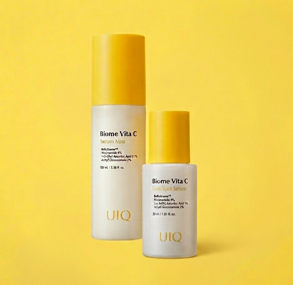Biome Vita C serum mist and dark spot serum