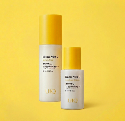 Biome Vita C serum mist and dark spot serum